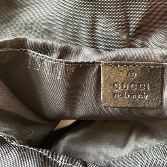 Vintage Gucci Black Nylon Bucket Bag - Picture 5 of 5